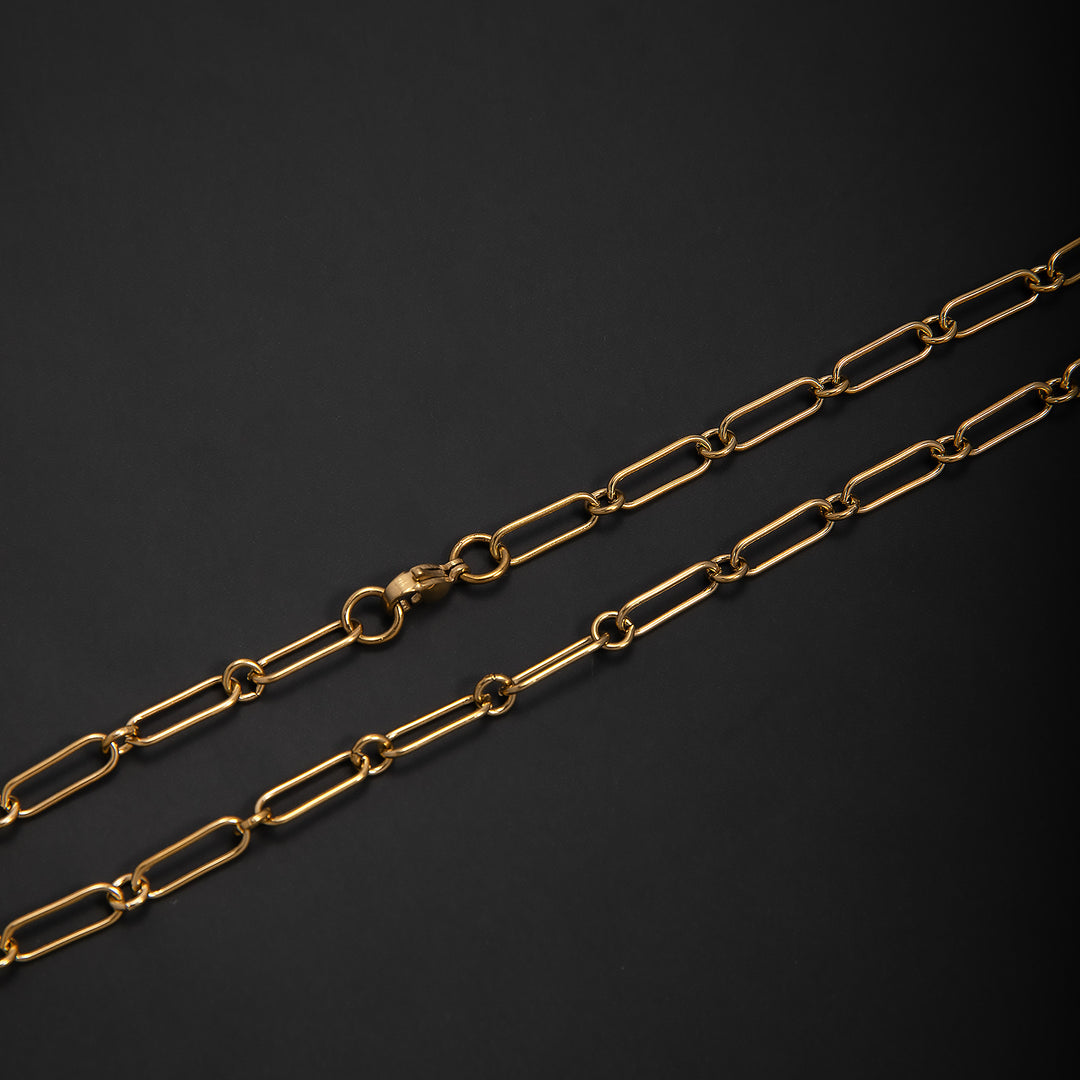 Elegant Open Link Chain Necklace Bowlift