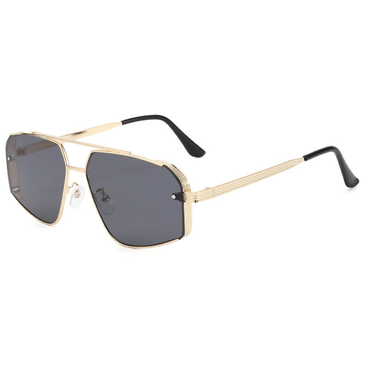 Oversized Geometric Frame Sunglasses Bowlift