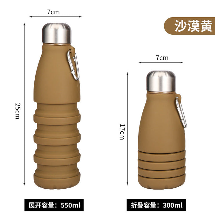 Women collapsible silicone water bottle Bowlift