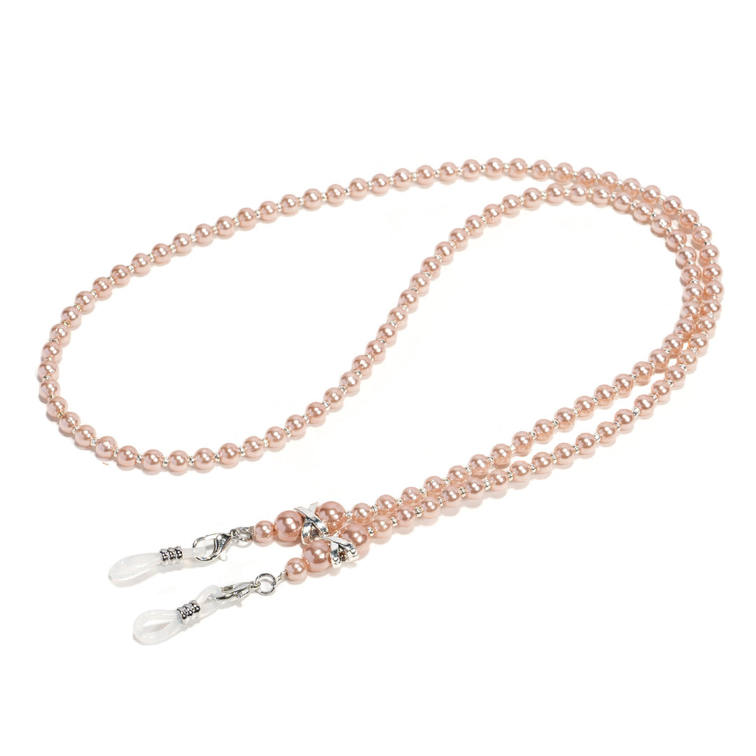 Elegant Faux Pearl Eyewear Chain Bowlift