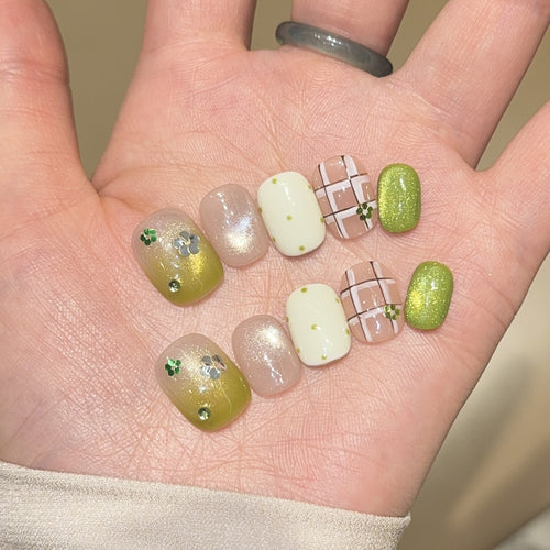 Creative Art Nail Tips with Floral Accents Bowlift