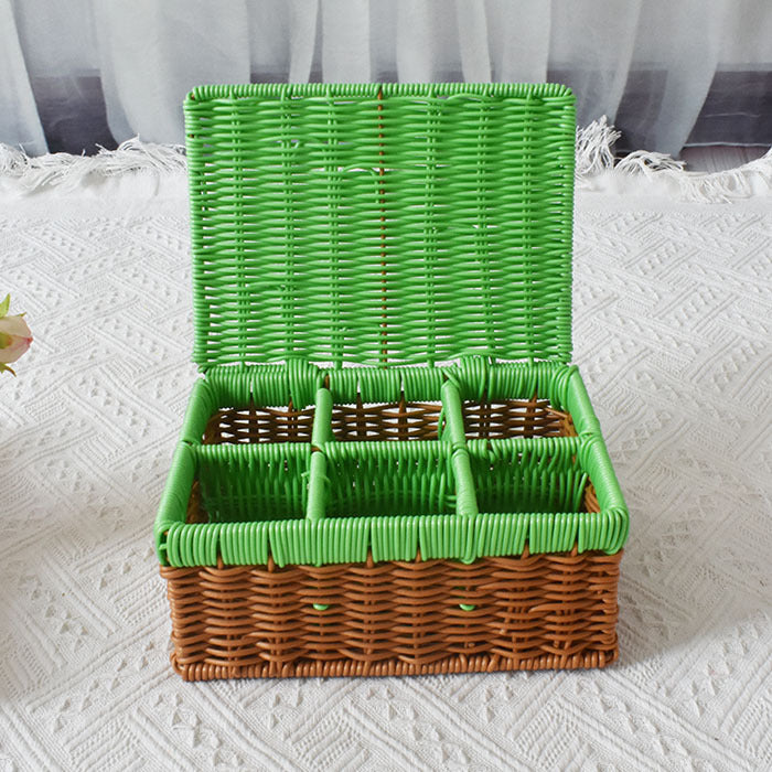 Decorative Woven Storage Caddy Bowlift