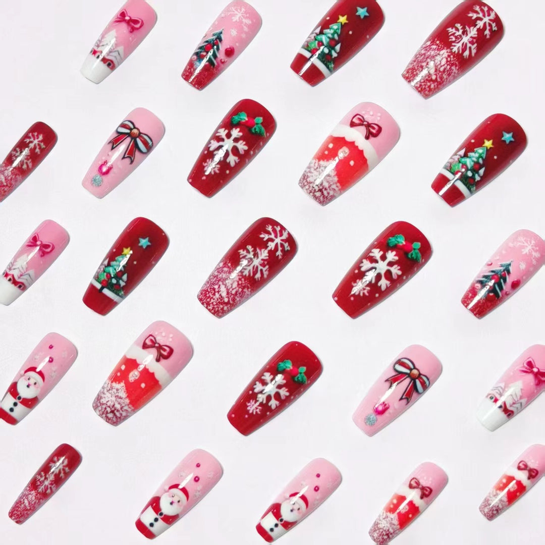 Holiday-Themed Nail Art Bowlift
