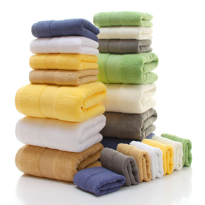 Terry Towel Set With Luxurious Comfort Bowlift