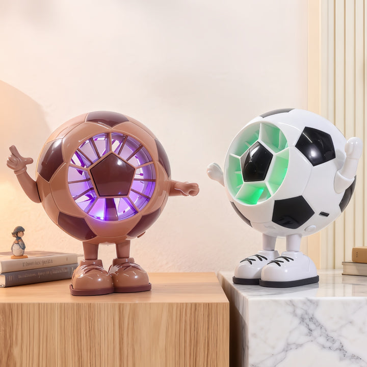 Ladies table fan in unique football design Bowlift