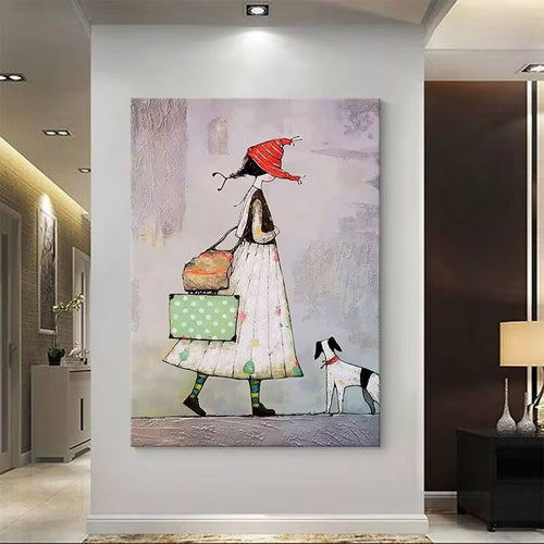 Playful Cartoon Character Art Print