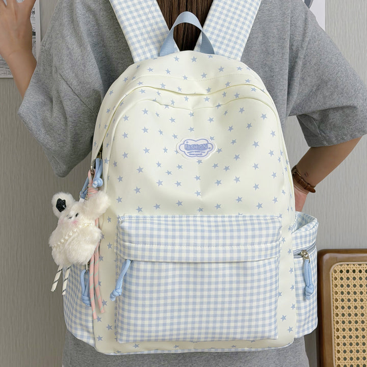 Fun Sparkly Star-Embellished School Backpack Bowlift