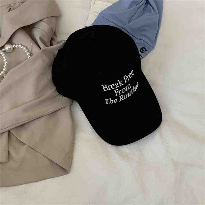 Unisex Graphic Quote Baseball Cap Bowlift