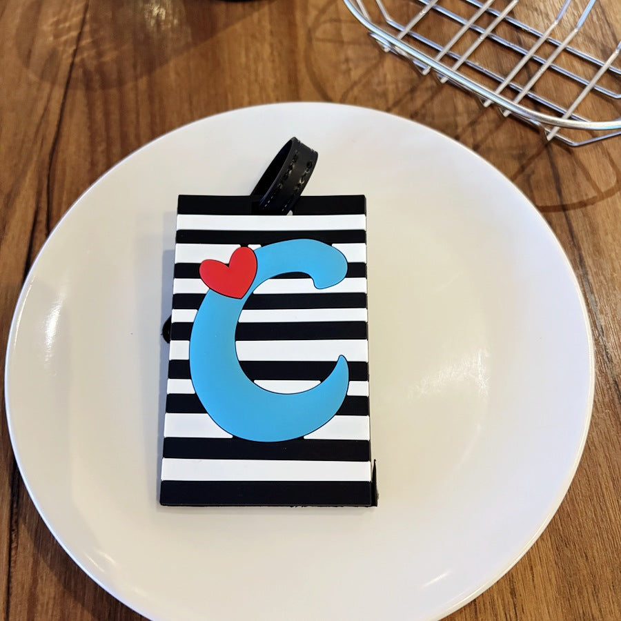 Customized Monogram Luggage Tag Bowlift