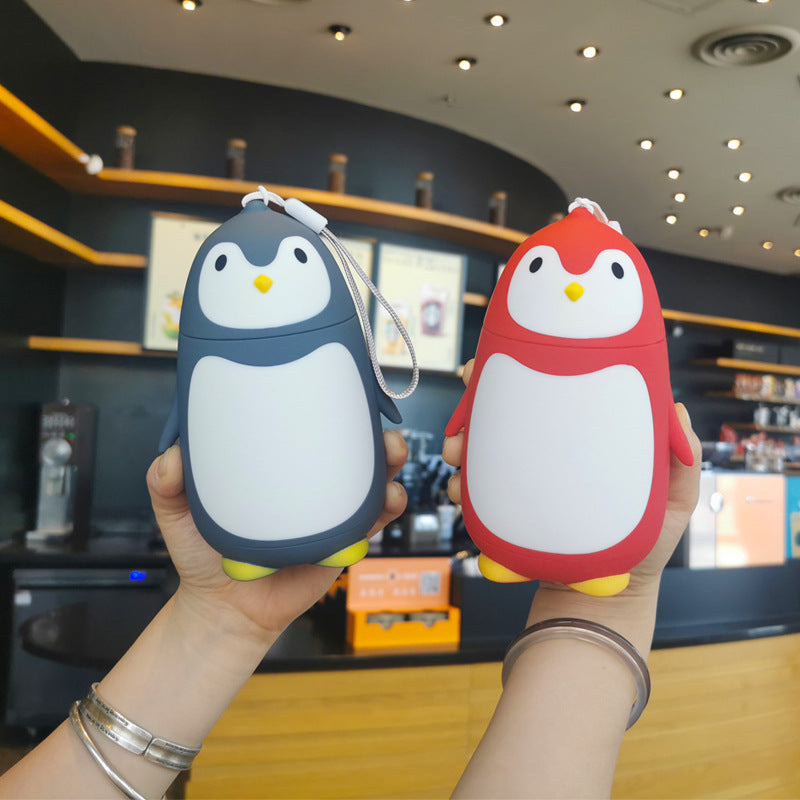 Ladies Insulated Water Bottle in Penguin Design Bowlift