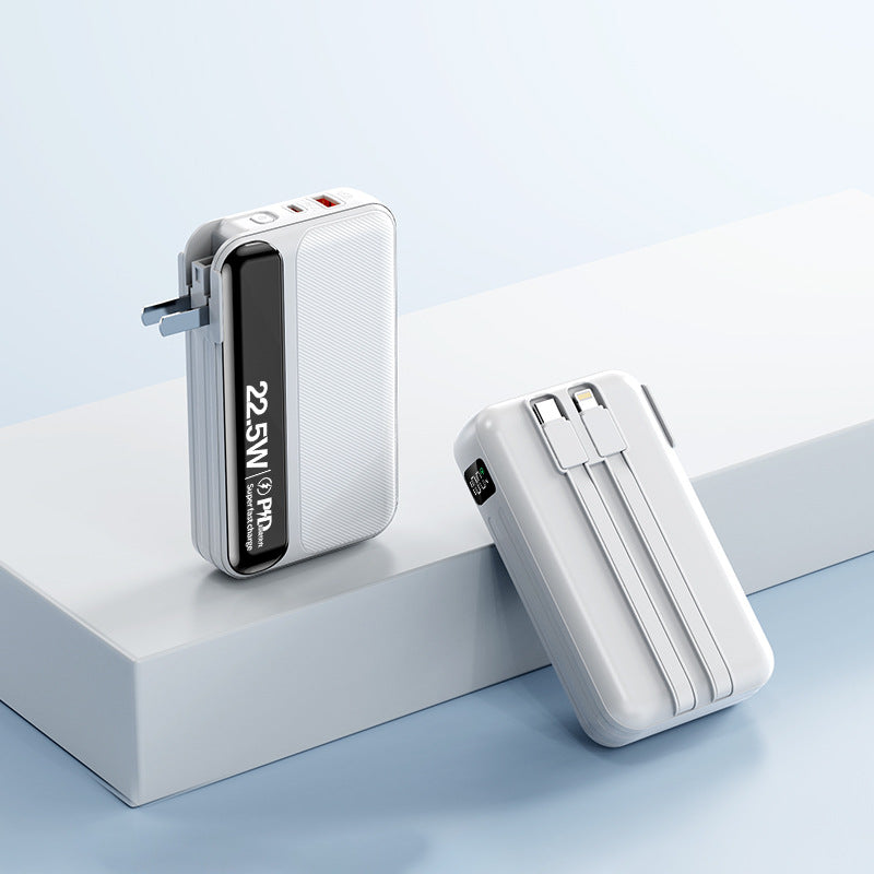 High-performance power bank with integrated fast charger Bowlift