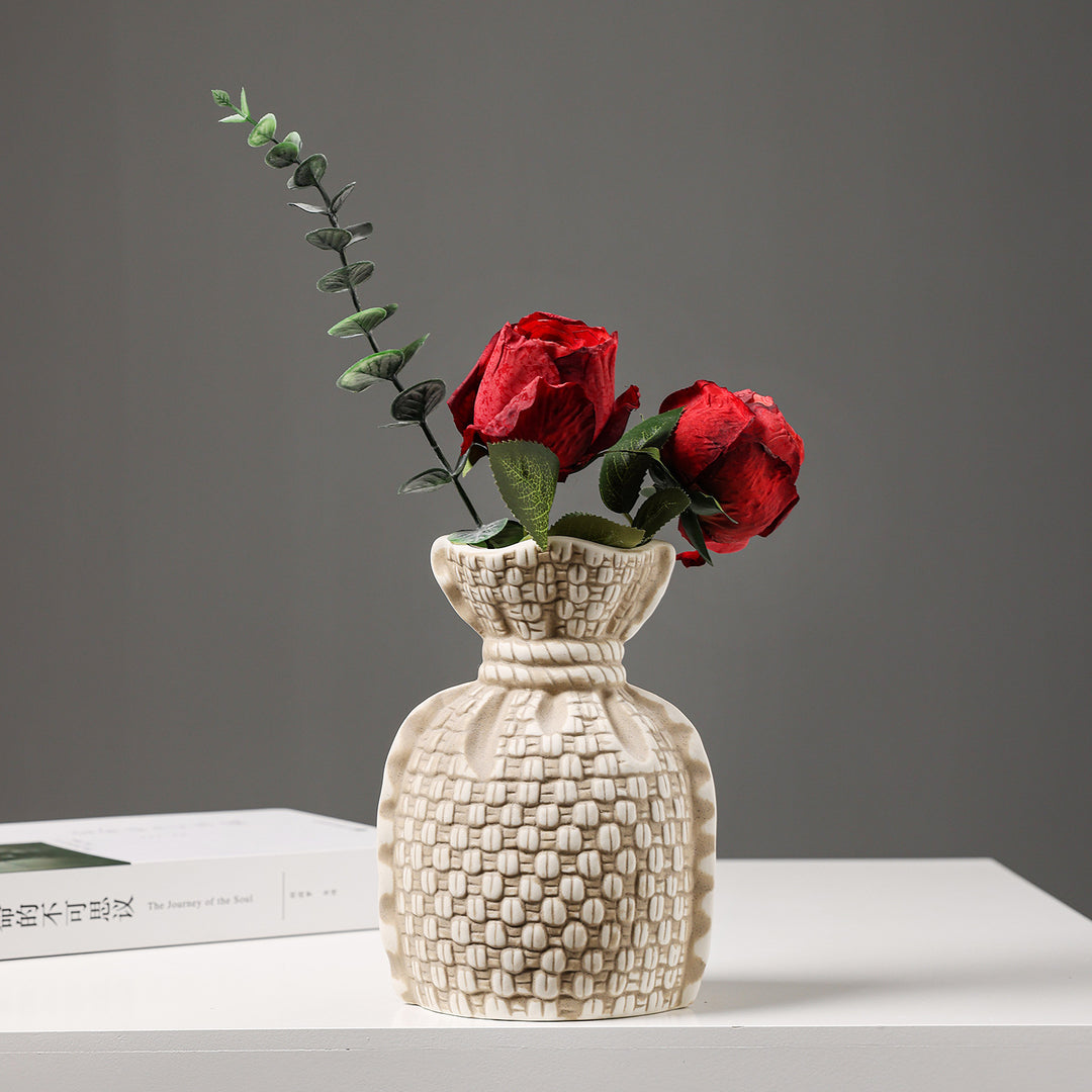 Textured Ceramic Vase