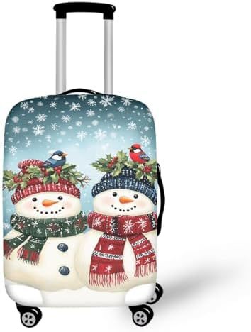 Unisex nano elastic suitcase cover with horse and sunflower motif, stretchable stretch protection for hard shell trolley with zipper Bowlift