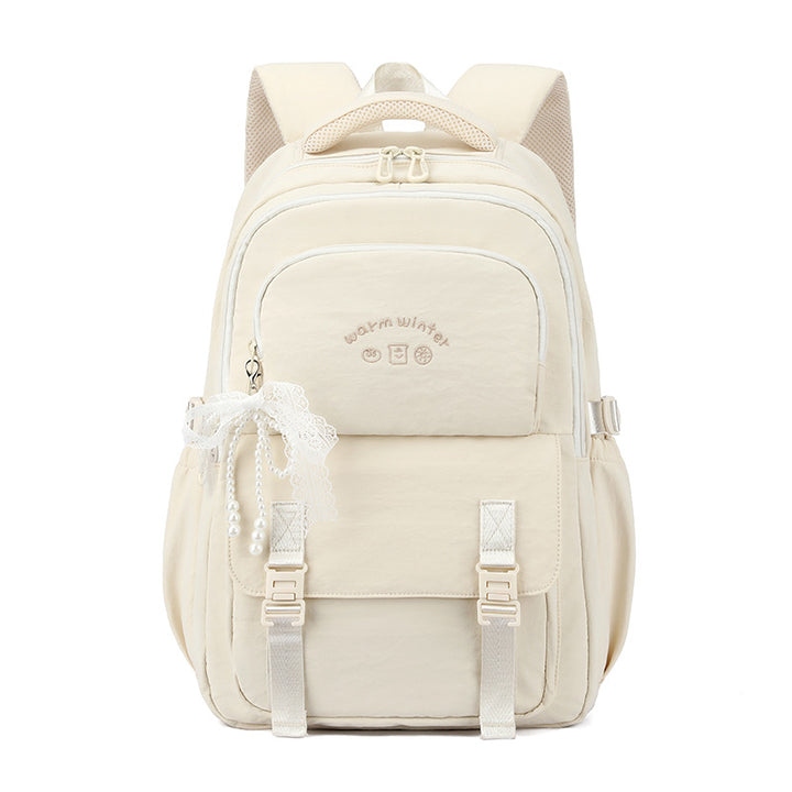 Fashionable backpack with stylish embellishments Bowlift