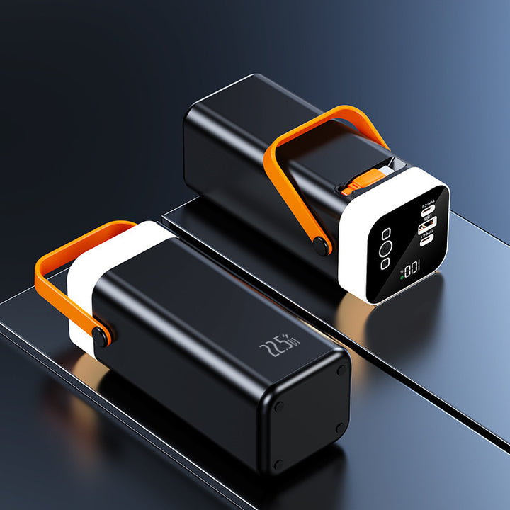 Portable power bank with intelligent charging concept and digital capacity display Bowlift