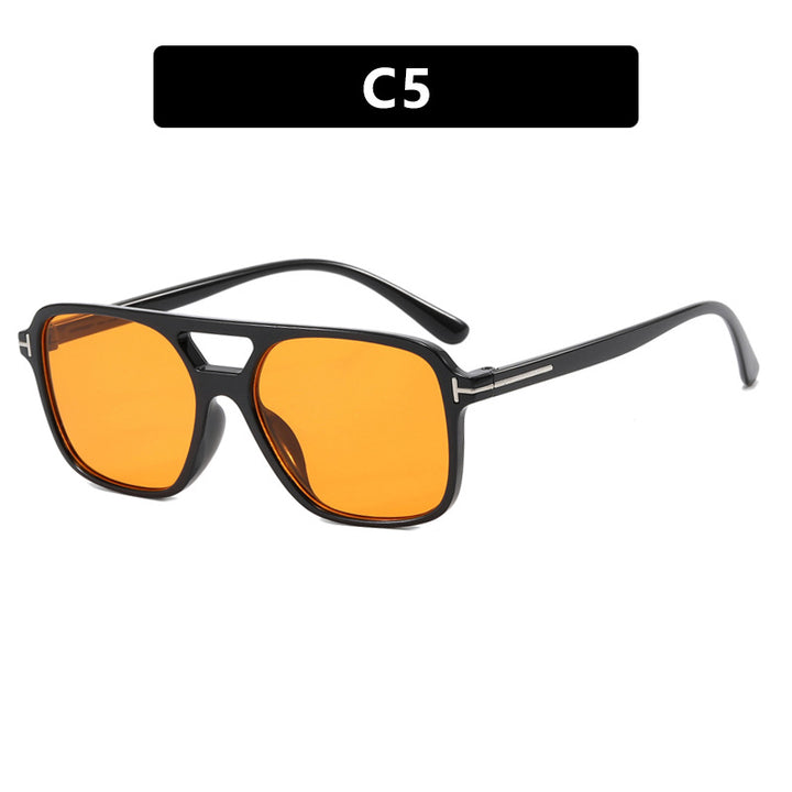 Ladies elegant geometric sunglasses with stylish frame Bowlift