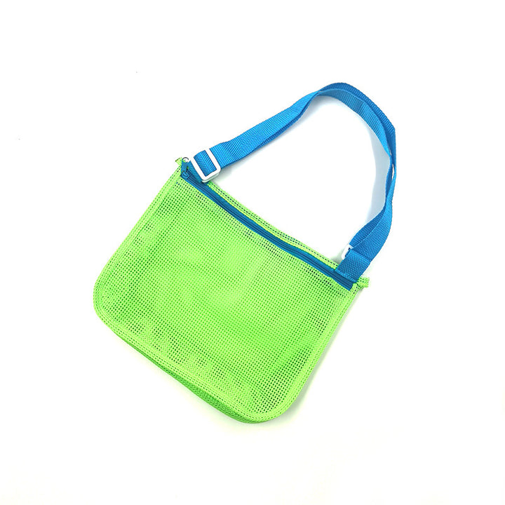 Versatile Beach Bag In Airy Mesh Design Bowlift