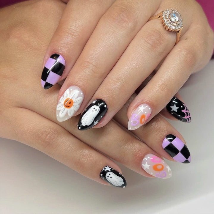 Artistic Halloween-Themed Press-On Nails Bowlift 1787543008