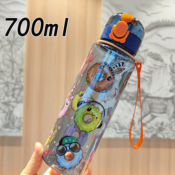 Ladies funny drinking bottle with motif print Bowlift