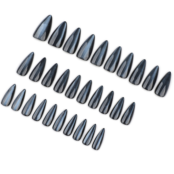 Artificial nail extensions with elegant ombre effects Bowlift