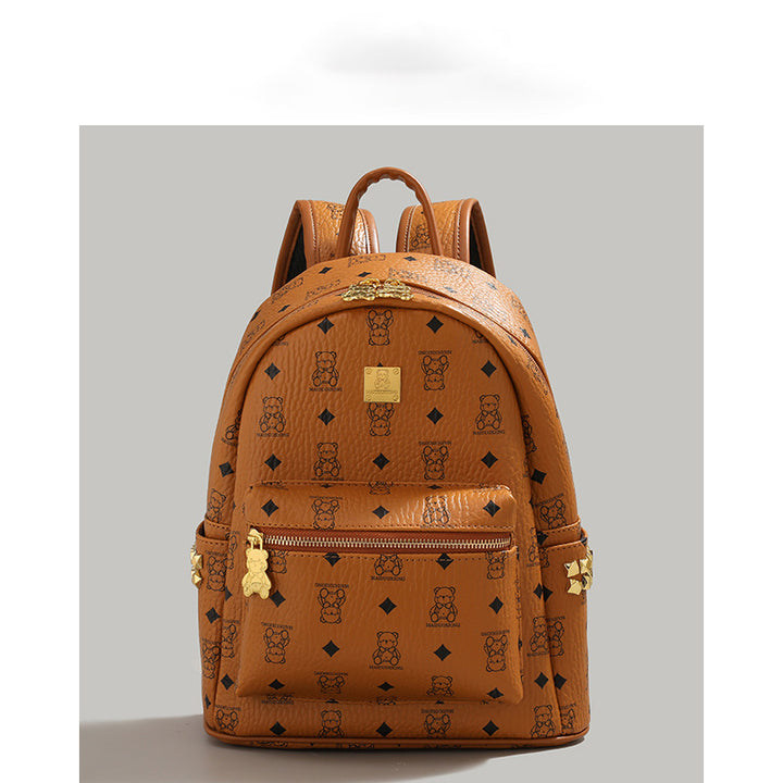 Stylish Character-Printed Backpack Bowlift
