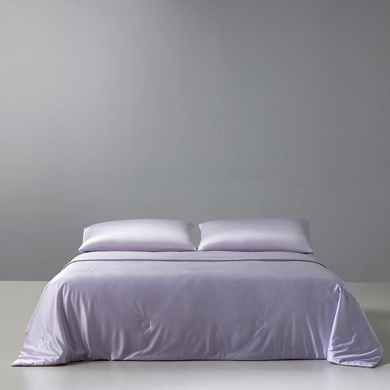 Women Luxury Satin Duvet with Elegant Button Structure Bowlift