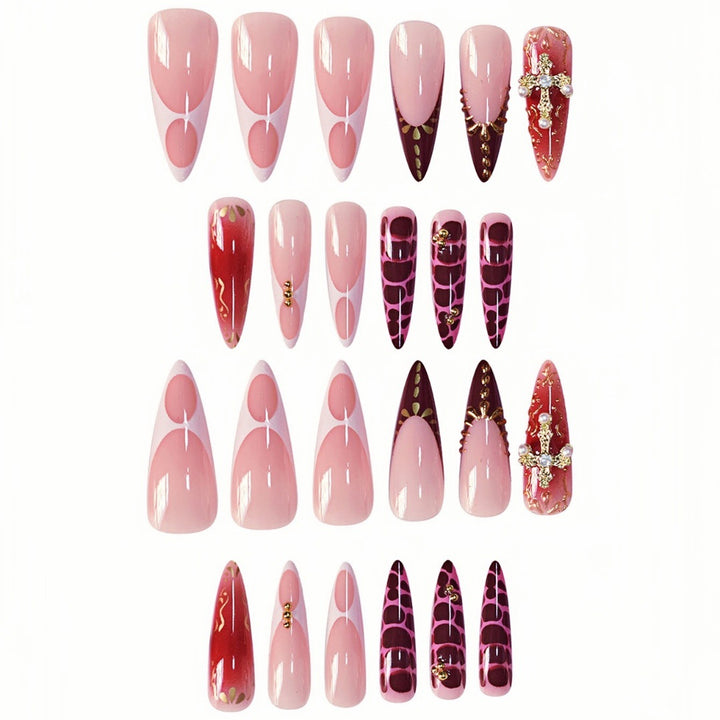 Luxe Stiletto Nail Art Extensions Bowlift