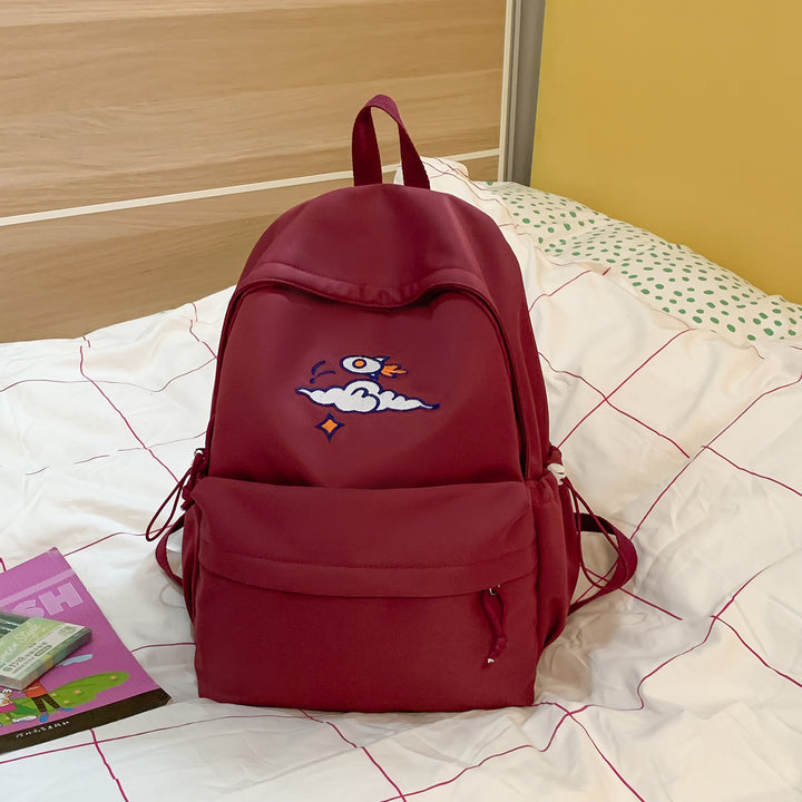 Everyday backpack with unique embroidery design Bowlift