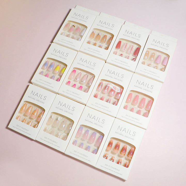 DIY Natural Dressing Press-On Nails Bowlift
