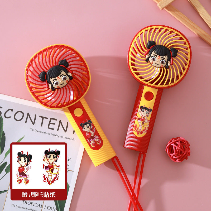 Ladies portable hand fan in playful design Bowlift