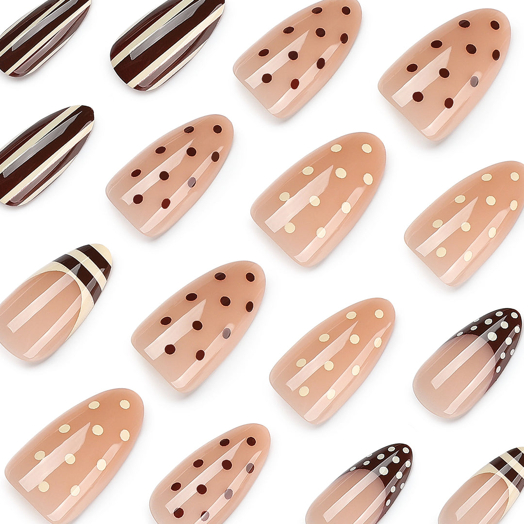 Artful nail art with geometric designs Bowlift