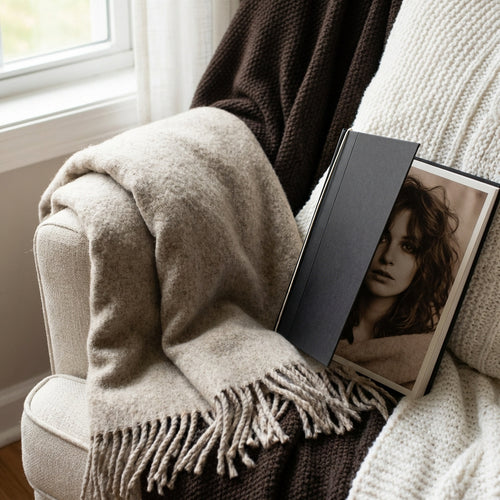 Ladies Elegant Scarf made of soft Cashmere Bowlift