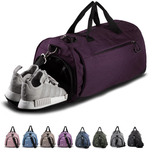 Women's sports bag with separate shoe compartment Bowlift