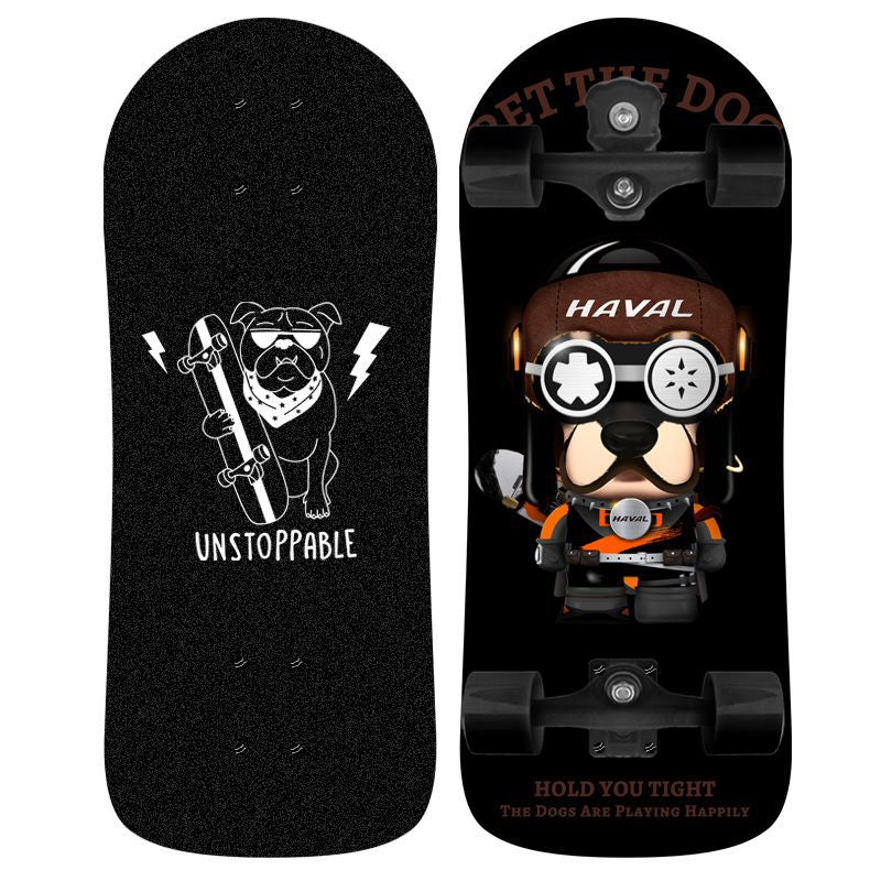 Unicorn-Themed Graphic Skateboard Bowlift