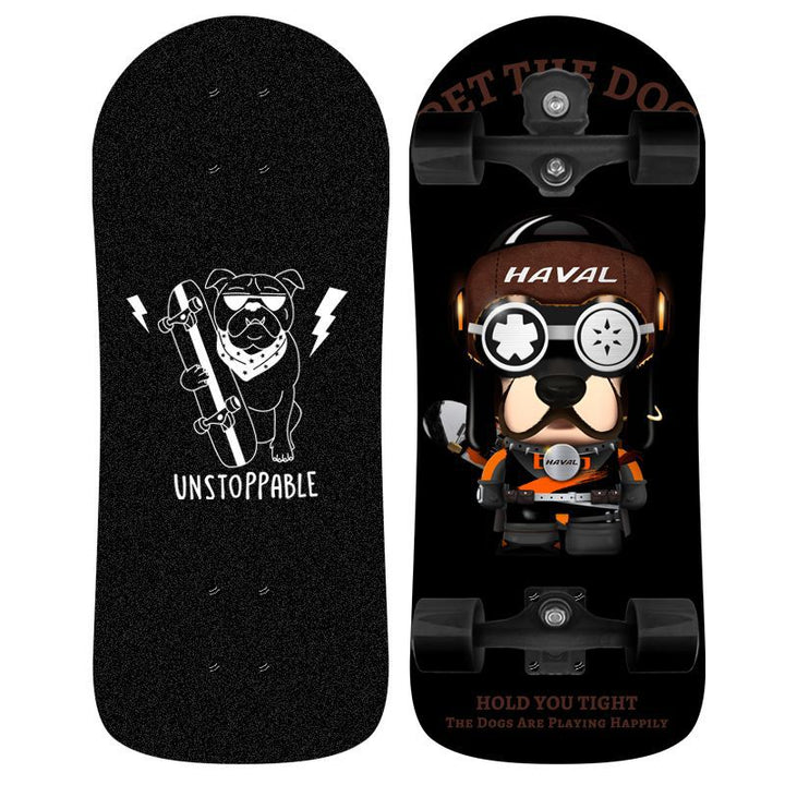 Unicorn-Themed Graphic Skateboard Bowlift
