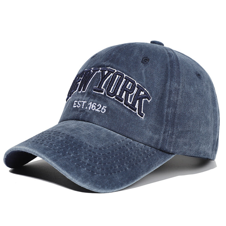 Men's Distressed Embroidered Dad Hat Bowlift