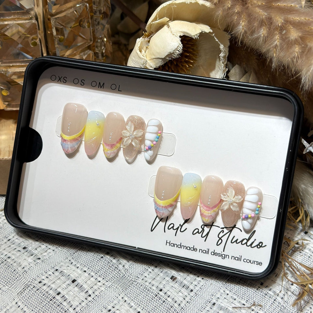 Artisan Handmade Press-On Nails Bowlift