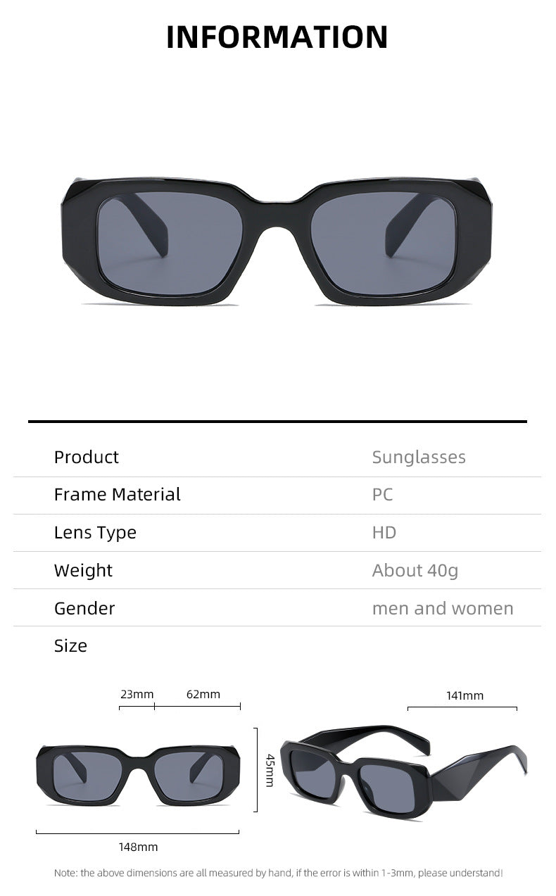 Women’s square designer sunglasses with modern accented frame Bowlift