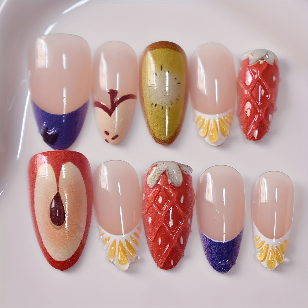 Artistic Gel Nail Art Design Bowlift