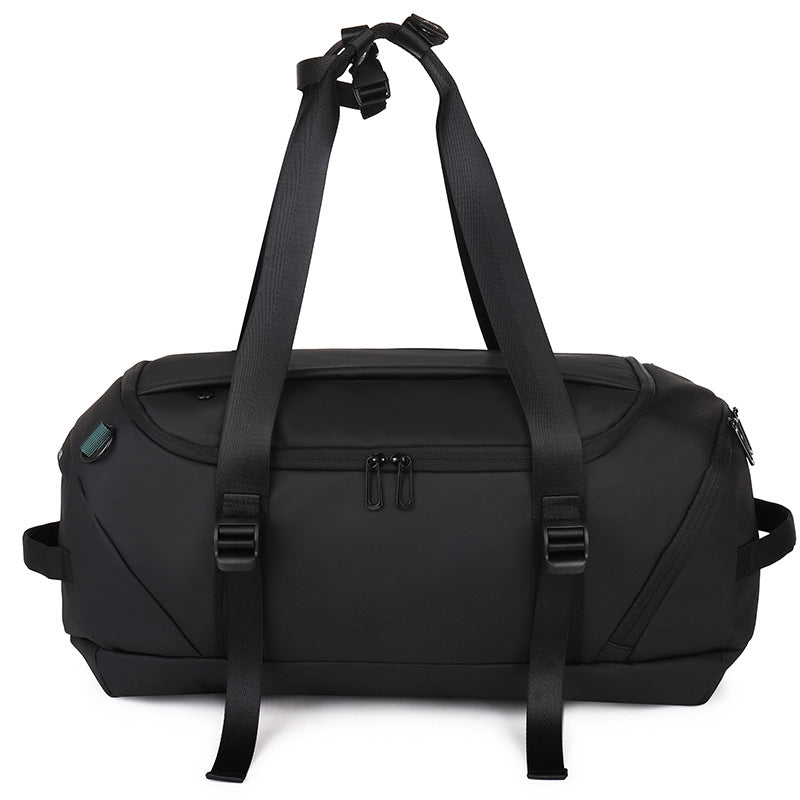Sporty duffel bag with adjustable carrying system for active lifestyles Bowlift