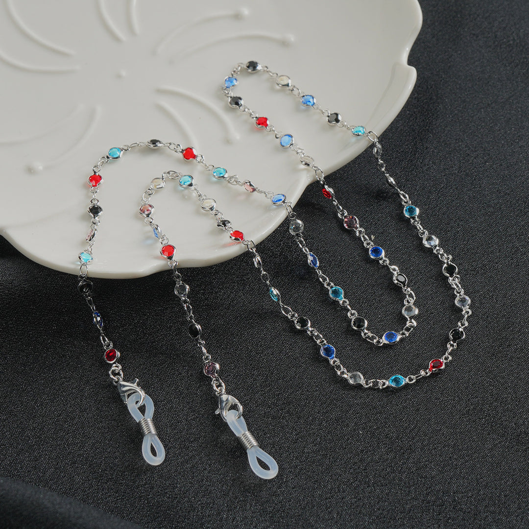 Stylish Gemstone Eyewear Chain Bowlift
