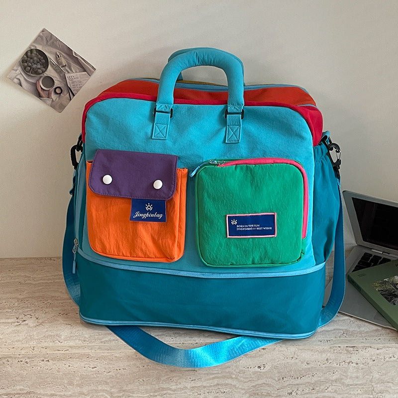 Multi-Compartment Travel Overnight Bag