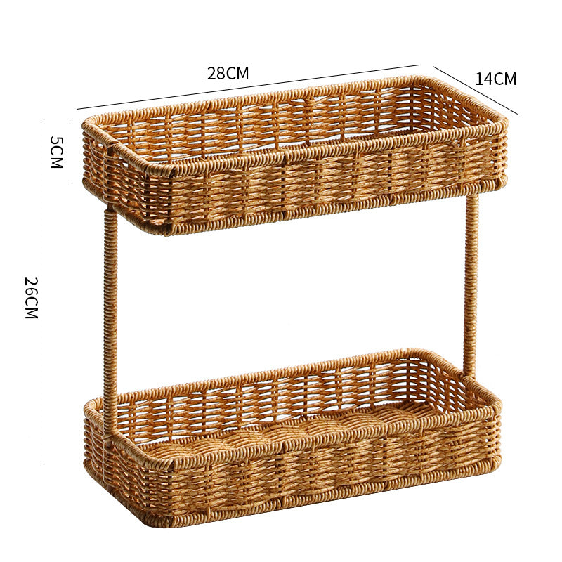 Unisex two-level storage basket Bowlift