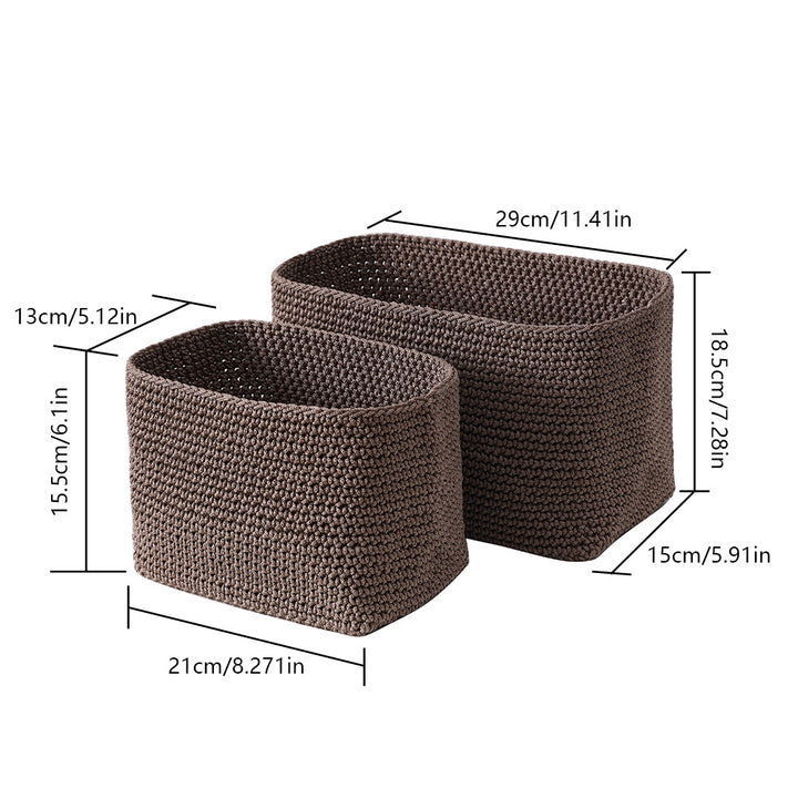 Handcrafted Woven Storage Baskets