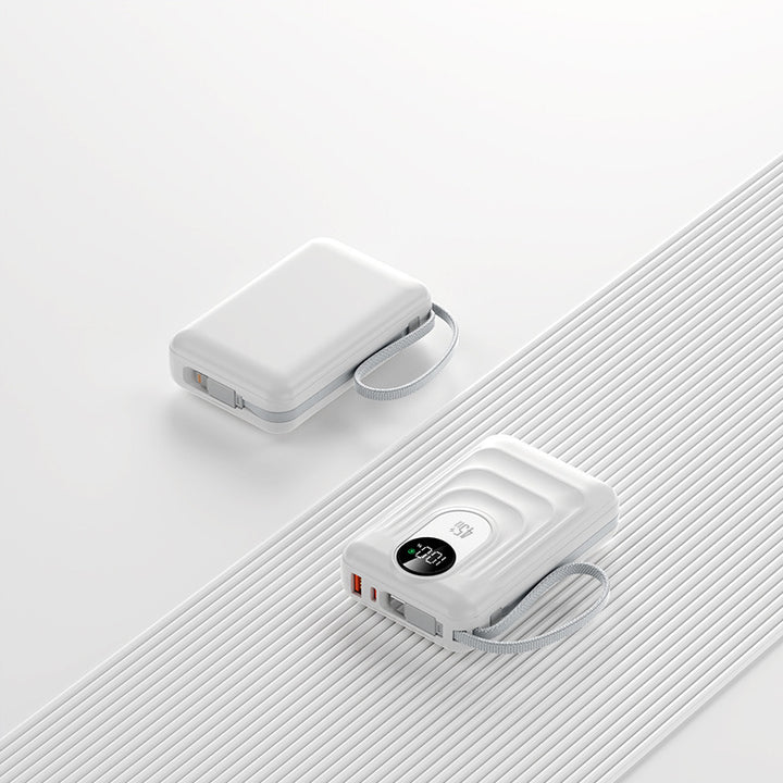 Portable power bank with fast wireless charging function and digital display Bowlift