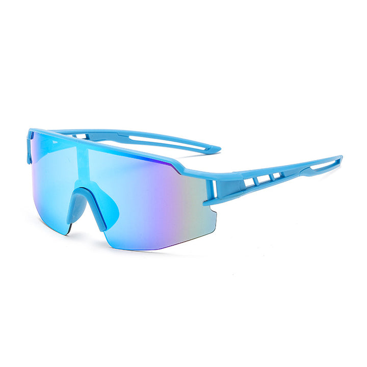 Unisex nan sporty wraparound sunglasses with ultra-light polycarbonate lens and non-slip nose bridge Bowlift