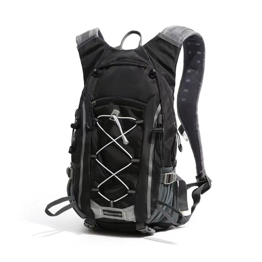 Sporty hiking backpack with ergonomic carrying system and reflective accents Bowlift
