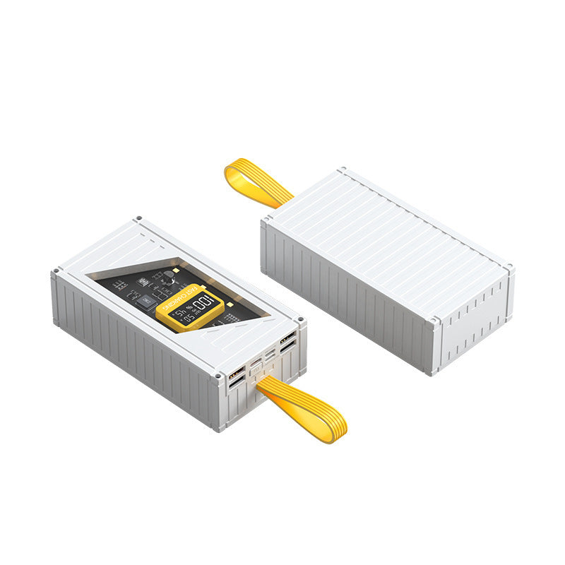 Portable power bank with integrated digital charging status display and fast charging function Bowlift