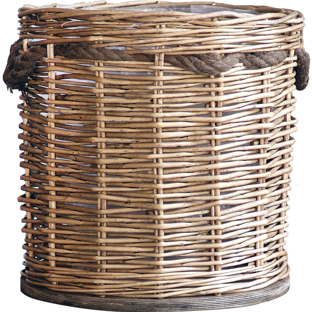 Handcrafted laundry basket with weaving Bowlift