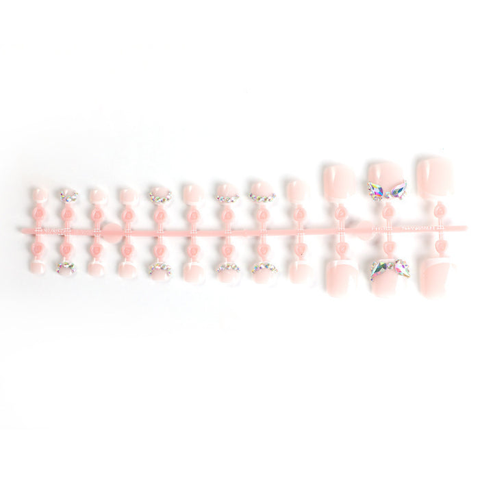 Creative nail art set with glitter and flower embellishments Bowlift